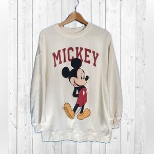 H&M Cream Mickey Sweatshirt